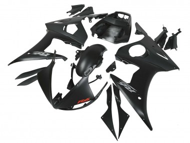 Carenados Moto Yamaha YZF R6S 2006-2009 - Negro Mate Baratos