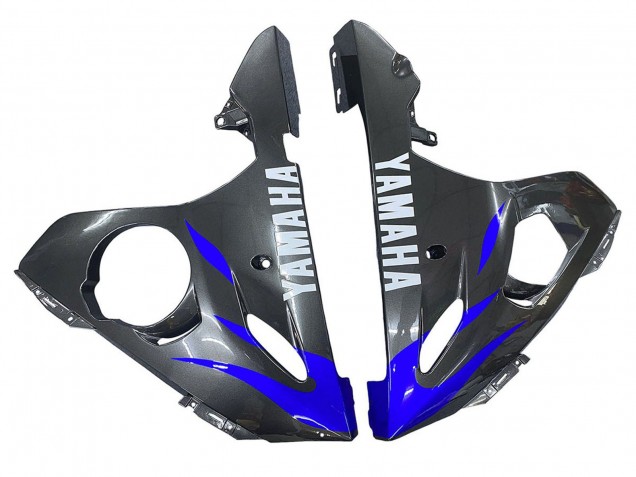 Carenados Moto Yamaha YZF R6 2003-2004 - Azul Negro Brillante Baratos