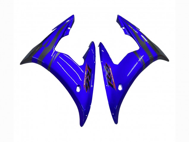 Carenados Moto Yamaha YZF R6 2003-2004 - Azul Negro Brillante Baratos