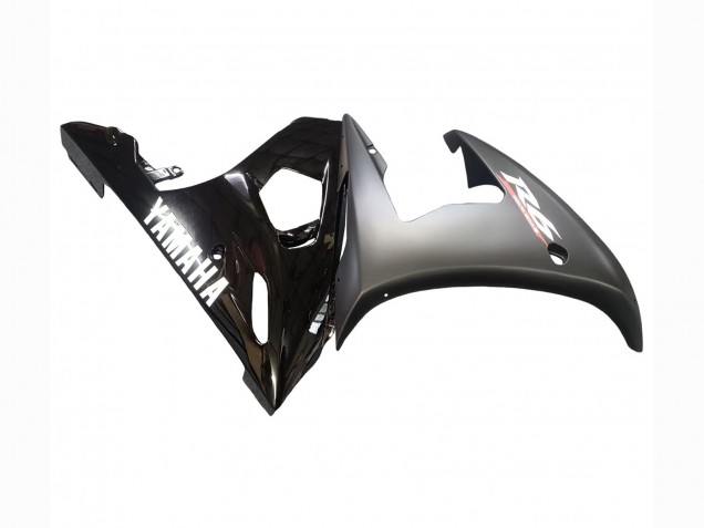 Carenados Moto Yamaha YZF R6 2003-2004 - Negro Brillante Negro Mate Blanco Calcomanías Baratos