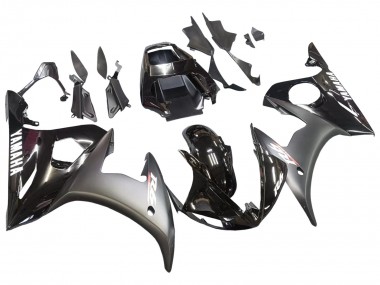 Carenados Moto Yamaha YZF R6S 2006-2009 - Negro Brillante Negro Mate Blanco Calcomanías Baratos