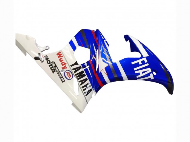 Carenados Moto Yamaha YZF R6 2003-2004 - Blanco Azul Fiat Motul Kastinee Baratos