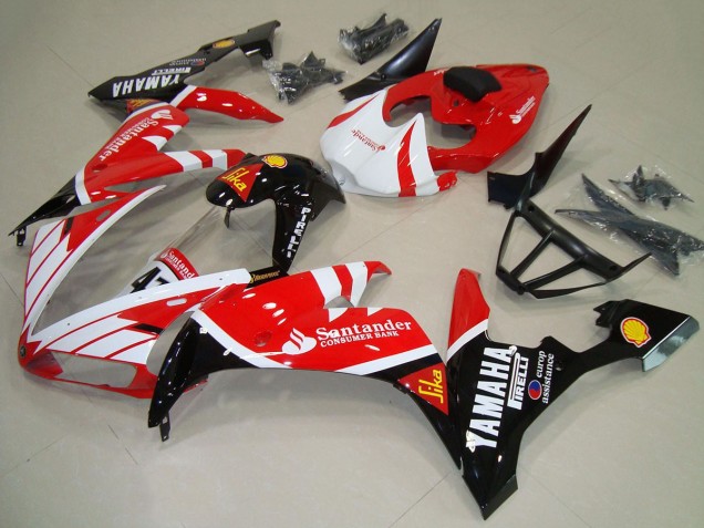 Carenados Moto Yamaha YZF R1 2004-2006 - Rojo Blanco Negro Santander Baratos