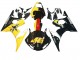 Carenados Moto Yamaha YZF R6S 2006-2009 - Amarillo Rojo Negro Brillante 46 Baratos