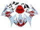 Carenados Moto Yamaha YZF R6S 2006-2009 - Blanco Rojo Lucky Strike Motul Baratos