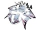 Carenados Moto Yamaha YZF R6S 2006-2009 - Blanco Dark Negro Llama Baratos