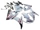 Carenados Moto Yamaha YZF R6S 2006-2009 - Blanco Dark Negro Llama Baratos