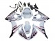 Carenados Moto Yamaha YZF R6S 2006-2009 - Blanco Dark Negro Llama Baratos