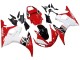 Carenado Moto Yamaha YZF R6S 2006-2009 - Blanco Rojo Negro Brillante Baratos