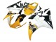 Carenados Moto Yamaha YZF R6S 2006-2009 - Amarillo Blanco Negro Brillante Baratos