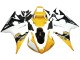 Carenados Moto Yamaha YZF R6S 2006-2009 - Amarillo Blanco Negro Brillante Baratos