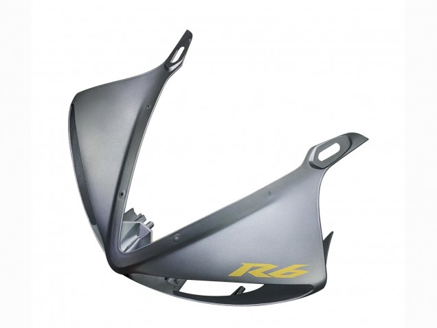 Carenados Moto Yamaha YZF R6 2003-2004 - Gris Mate Negro Mate Oro Calcomanías Baratos