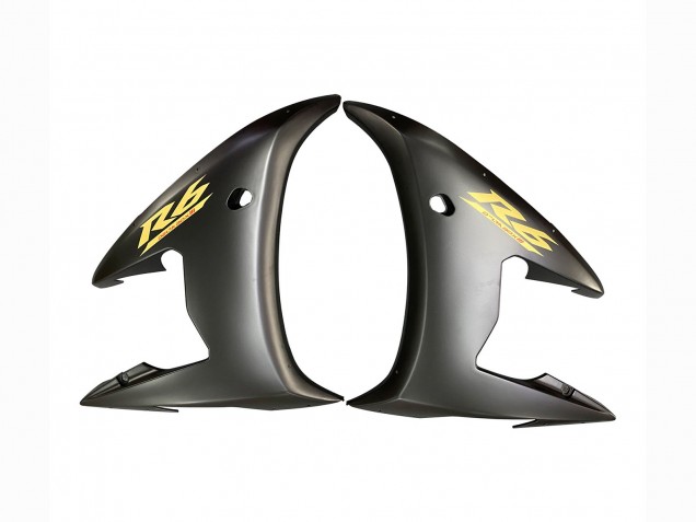 Carenados Moto Yamaha YZF R6 2003-2004 - Negro Brillante Negro Mate Oro Calcomanías Baratos