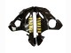 Carenados Moto Yamaha YZF R6 2003-2004 - Negro Brillante Negro Mate Oro Calcomanías Baratos