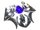 Carenados Moto Yamaha YZF R6S 2006-2009 - Azul Negro Mate Baratos