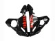 Carenados Moto Yamaha YZF R6 2003-2004 - Negro Brillante Rojo Baratos