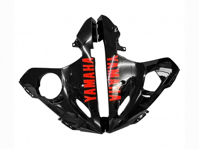 Carenados Moto Yamaha YZF R6S 2006-2009 - Negro Brillante Rojo Baratos