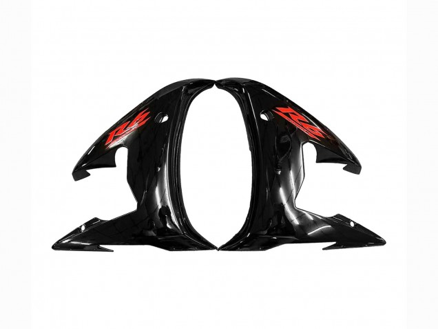 Carenados Moto Yamaha YZF R6S 2006-2009 - Negro Brillante Rojo Baratos