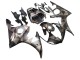 Carenados Moto Yamaha YZF R6S 2006-2009 - Gris Negro Mate Geométrico Baratos