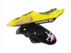 Carenados Moto Yamaha YZF R6 2003-2004 - Amarillo Rosa Negro Brillante Rossi Repsol 46 Baratos