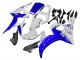 Carenados Moto Yamaha YZF R6 2003-2004 - Blanco Azul GYTR Baratos
