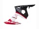 Carenados Moto Yamaha YZF R6S 2006-2009 - Rojo Blanco Negro Mate Baratos
