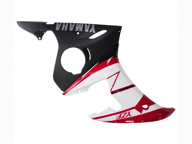 Carenados Moto Yamaha YZF R6S 2006-2009 - Rojo Blanco Negro Mate Baratos