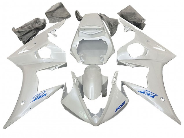 Carenado Moto Yamaha YZF R6S 2006-2009 - Blanco Baratos