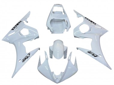 Carenados Moto Yamaha YZF R6 2003-2004 - Blanco Negro Calcomanías Baratos