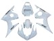 Carenados Moto Yamaha YZF R6S 2006-2009 - Blanco Negro Calcomanías Baratos