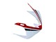Carenados Moto Yamaha YZF R6S 2006-2009 - Blanco Rojo Negro Brillante Baratos