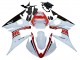 Carenados Moto Yamaha YZF R6S 2006-2009 - Blanco Rojo Negro Brillante Baratos