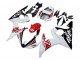 Carenados Moto Yamaha YZF R6 2003-2004 - Blanco Rojo Negro Brillante Motul Baratos