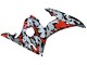 Carenados Moto Yamaha YZF R6S 2006-2009 - Negro Rojo Gris Camouflage Baratos