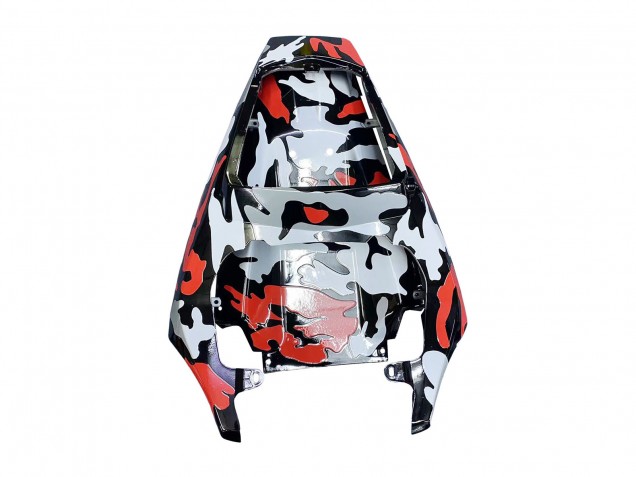 Carenados Moto Yamaha YZF R6S 2006-2009 - Negro Rojo Gris Camouflage Baratos