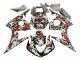 Carenados Moto Yamaha YZF R6S 2006-2009 - Negro Rojo Gris Camouflage Baratos