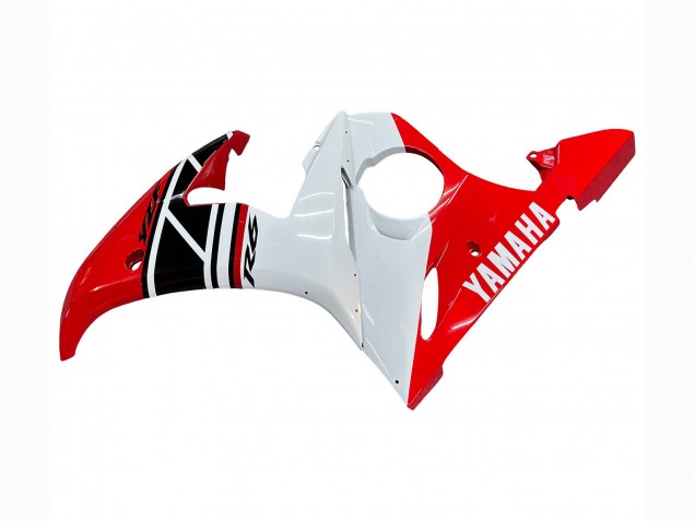 Carenados Moto Yamaha YZF R6S 2006-2009 - Rojo Blanco Negro Baratos