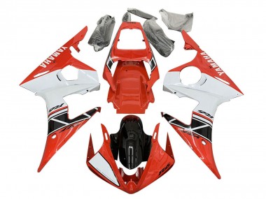 Carenados Moto Yamaha YZF R6S 2006-2009 - Rojo Blanco Negro Baratos