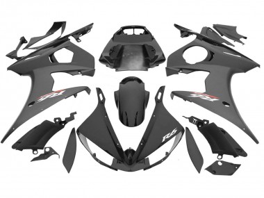 Carenados Moto Yamaha YZF R6S 2006-2009 - Negro Brillante Negro Mate Baratos