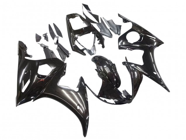 Carenados Moto Yamaha YZF R6 2003-2004 - Negro Brillante Baratos