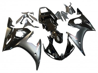 Carenados Moto Yamaha YZF R6 2003-2004 - Negro Brillante Negro Mate Oro Camaleón Baratos