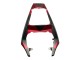Carenados Moto Yamaha YZF 600 R6 2005 - Negro Mate Rojo Geométrico Baratos