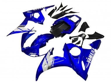 Carenado Moto Yamaha YZF 600 R6 2005 - Azul Blanco Baratos