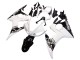 Carenados Moto Yamaha YZF 600 R6 2005 - Blanco Negro Baratos