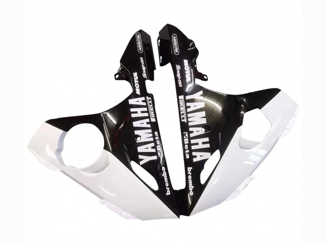 Carenados Moto Yamaha YZF 600 R6 2005 - Blanco Negro Baratos