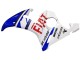 Carenados Moto Yamaha YZF 600 R6 2005 - Blanco Azul Dunlop Fiat Motul Baratos