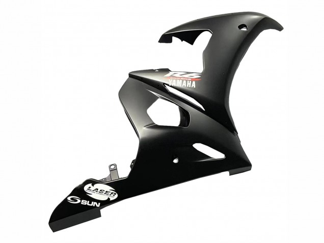 Carenado Moto Yamaha YZF 600 R6 2005 - Negro Mate Rojo Baratos