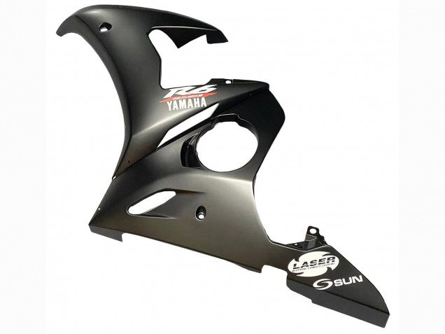 Carenado Moto Yamaha YZF 600 R6 2005 - Negro Mate Rojo Baratos