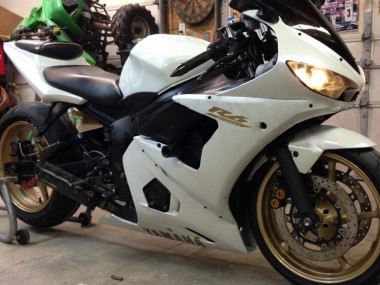 Carenados Moto Yamaha YZF 600 R6 2005 - Blanco Oro Baratos