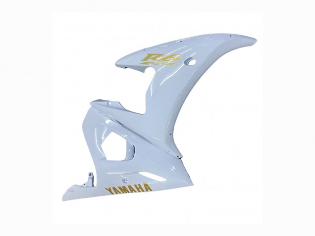 Carenados Moto Yamaha YZF 600 R6 2005 - Blanco Oro Baratos